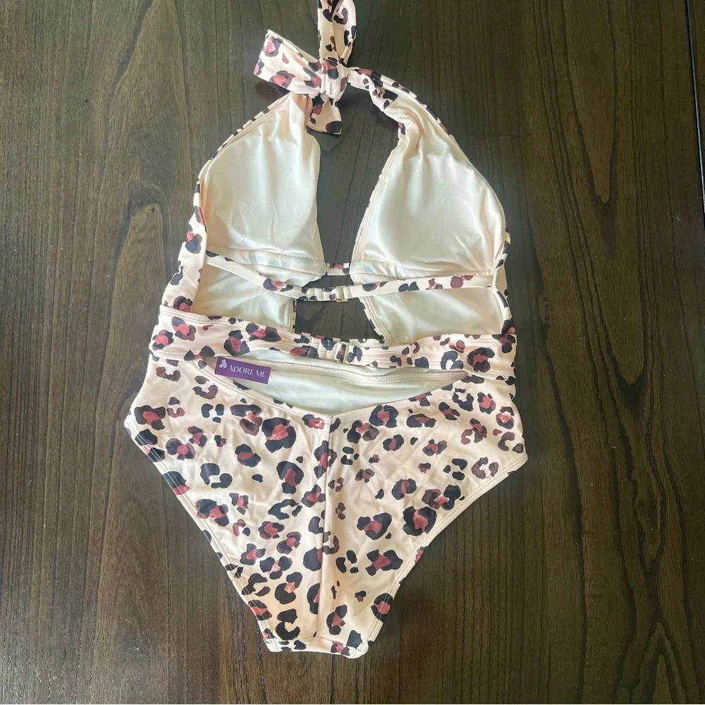 NWT Adore Me Leopard Print Bikini - Large - Picture 4 of 16